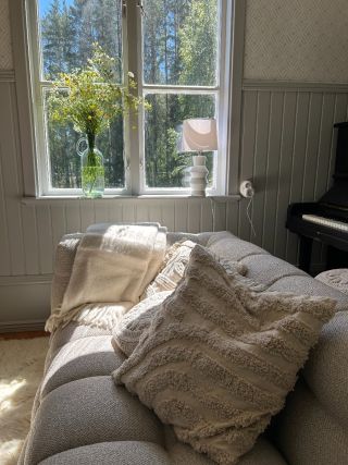 Pläd Morgan beige
