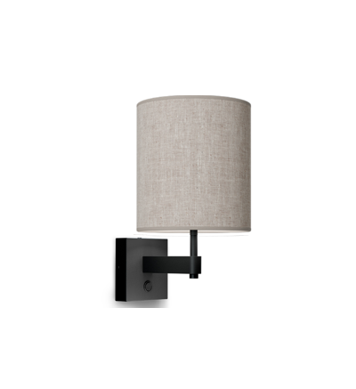 Dual vägglampa svart