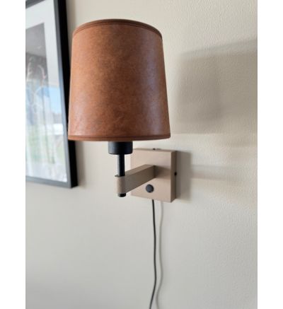 Dual vägglampa sandfärgad
