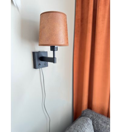 Dual vägglampa svart