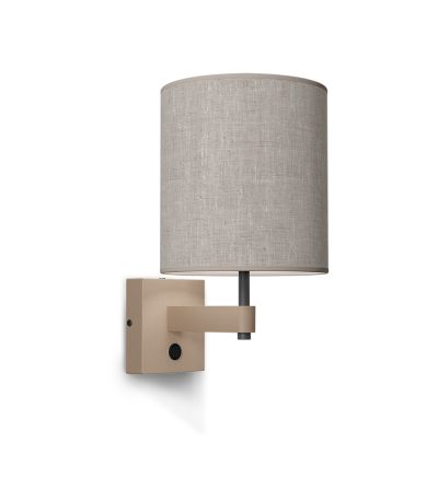 Dual vägglampa-Sandfärgad